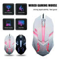 Nice-Looking M020 Usb Luminous Breathing Light Wired Optical Mouse