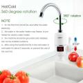 Instant Water Heater Faucet Thermostat 3000w With Temperature Display