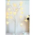 Flowers wired decorative tree table lamp 60cm