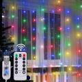 Copper Wire Fairy Curtain Light With Remote Control 3x2M