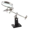 Easy To Use Welding Third Hand Help Stand Iron Magnifying Tool Hand Magnifying Glass Holder