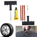 Car Tubeless Tire Puncture Plug Motorcycle Tire Repair Cement Tool Kit