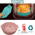 Super Easy To Use Silicone Air Fryer Pad Reusable Fryer Basket Suitable For Kitchen Oven Cooker (Ran