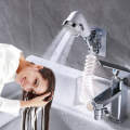 Useful Shampoo Shower External Washbasin Faucet Bathroom Handheld Telescopic Shower Set Pressurized