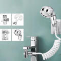 Useful Shampoo Shower External Washbasin Faucet Bathroom Handheld Telescopic Shower Set Pressurized