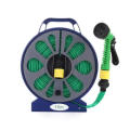 Super Easy To Use Flat Garden Hose With Type 7 Nozzle, With Stand 15M
