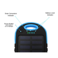 Convenient Solar Charger Dual Usb Solar Battery Charger Power Bank (Random Color)