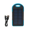 Convenient Solar Charger Dual Usb Solar Battery Charger Power Bank (Random Color)