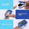 Safe And Convenient Fingertip Pulse Oximeter For Monitoring Blood Oxygen Saturation With Led Display