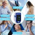 Safe And Convenient Fingertip Pulse Oximeter For Monitoring Blood Oxygen Saturation With Led Display