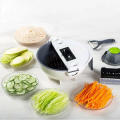 Convenient Multifunctional Magic Rotating Vegetable And Fruit Cutter Grater With Cleaning Basket