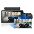 Safe Hd 1080P 3-Inch Screen Dual-Channel Driving Recorder Equipped With Rear Probe