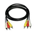 Male To Male Audio Video Cable (1.5M 3 Rca)