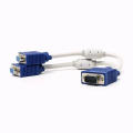 Useful 1 To 2 Splitter Adapter Cable For Hd Monitor Computer Monitor Projector