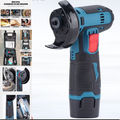 Portable Lithium Rechargeable Electric Angle Grinder With Two Batteries