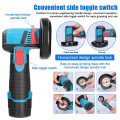 Super Easy To Use 12V Rechargeable Mini Angle Grinder, 800W Handheld Lithium Battery Cordless Polish