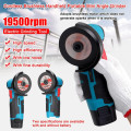 Super Easy To Use 12V Rechargeable Mini Angle Grinder, 800W Handheld Lithium Battery Cordless Polish