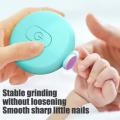 Safe Electric Baby Nail Trimmer Children`s Nail Polishing Tool Baby Nail Scissors (Random Colors)