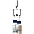 Convenient Retractable Flat-Panel Led Lcd Tv Wall-Mounted Clothes Hanger With Adjustable Height