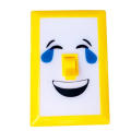 Creative Led Wall Lamp Night Light With Funny Face Light Switch Emergency Light (Random Expression