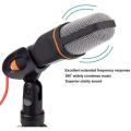 Super Cool Wired Microphone Mini Jack Handheld Studio Microphone Condenser