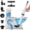 Super Easy-To-Use High-Pressure Exhaust Gun Clog Unblocking Tool Powerful Toilet Plunger Cleaner