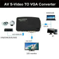 Video Converter Av To Vga Adapter Rca Composite For Pc Monitor Notebook