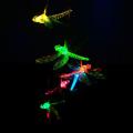 Nice Looking Solar Dragonfly Wind Chime Garden Light Multi-Color