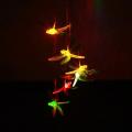 Nice Looking Solar Dragonfly Wind Chime Garden Light Multi-Color