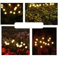 Atmospheric Solar Starburst Swing Outdoor Warm White Bulb Garden Light