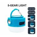 Convenient Multifunctional Rechargeable Solar Camping Light
