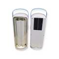 Solar Rechargeable 2 Bulb Emergency Light With Built-In Battery