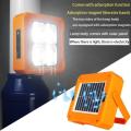 Portable Solar Powered 124Led Work Light With 3000mah Battery