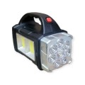 Portable Rechargeable Multifunctional Solar Searchlight Xpe+8Led+2Cob