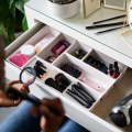 Ultra-Practical Compact Makeup Case Dawer Storage Set