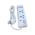 Power Socket 2 With Off Switch Button + 3 Usb Ports 2M Cable