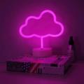 Great Looking Usb Dc Cable Or Battery Powered Cloud Neon Light With Base