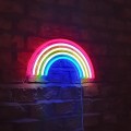 Rainbow Neon 15` Wall Mount Display Sign