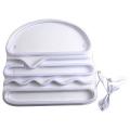 Usb Powered Hamburger Neon Light With Back Panel + Switch