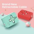 Portable Retractable 3-In-1 Charging Cable Type C Micro Usb Lightning For Iphone Android 1M (Random