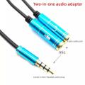 Convenient Universal 3.5mm Jack Half Headphone Pc Adapter Cable Microphone Audio Y Splitter Expansio