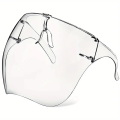 Convenient Reusable Anti-Fog Plastic Transparent Glasses Frame Protective Mask