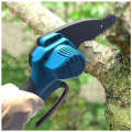 Easy-To-Use Portable Electric Chain Saw With Two 25V Lithium Batteries 7500Mah