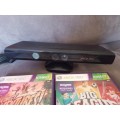 Xbox 360 Kinect Sensor + 2 Games