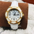 Reatil: R18,000.00 Dedia by Aquaswiss Women's Lilly with 16 Genuine Diamonds 18k Gold Plated Watch