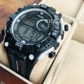 SMAEL Shock Proof Black/White Sport Watch 5ATM WATER RESISTANT **BRAND NEW**