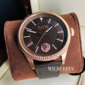 Retail: R8000.00 VERSACE Men's Don Corleone 45mm Leather Watch BRAND NEW NEW IN BOX
