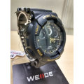 WEIDE Men's SHOCK PROOF Commando Golden Army Watch BRAND NEW official SA store