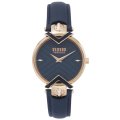 Retail: R8000.00 VERSACE Women's Empress Blue Leather Watch BRAND NEW NEW IN BOX