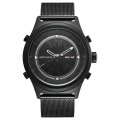 WEIDE Men's Classic Milanese Dual Time Black Watch BRAND NEW official SA store
